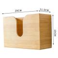 Bamboo Hanging Tissue Box Household Living Room Bathroom Wall Hanging