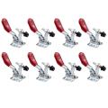 8 Pcs Toggle Clamp Gh-201a 27kg Quick Release Tool Horizontal Clamps