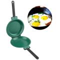 Frying Pan,double Side Frying Pan Non-stick Flip Folding Frying Pan