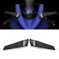 Rearview Mirrors Wind Wing Adjustable for Yzf R1 2020-2022 R1 Black