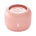 Pet Cat Drinking Bowl Flowing Fountain Automatic Drinker 2.5l Pink