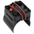 42mm Motor Cooling Fan Heat Sink for Traxxas 1/10 E-maxx E-revo,black