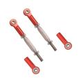 2pcs Metal Adjustable Steering Linkage Servo Link Pull Rod,1