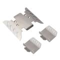 3pcs Metal Stainless Steel Chassis Armor for Axial Scx6 1/6 Rc Car