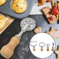 Ravioli Maker Cutter Stamp Set-leading Dough Cutter Wooden Handle