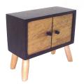 1:12 Dollhouse Miniature Wood Display Cupboard Cabinet Showcase A