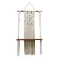 Macrame Wall Hanging Shelves, for Plant Pot, Bohemian Wall Decor