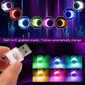 7 Color Mini Usb Light Led Modeling Car Rv Ambient Light Neon A