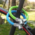 Bicycle Lock Ring Lock Anti-theft Cable Lock Mini Bicycle Lock Green