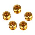 Litepro 5pcs Bicycle Wheel Bolt Crankset Bike Parts Gold