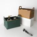 Entrance Key Cosmetic Desktop Storage Box Basket Ins Home-dark Green
