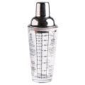 Cocktail Shaker Transparent Scale Bar Shakers Cup Wine Mixing Fruit
