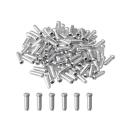 150pcs Aluminum Mountain Bicycle Brake Cable Cap End Tips Crimp