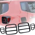 Tail Light Cover for Jeep Renegade 2016-2020, Metal Taillight Cover