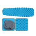 Inflatable Camping Pad for Backpacking Hiking Tent Traveling Blue