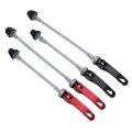 Cansucc Bike Wheel Hub Front and Rear Skewers Clip Bicycle Red