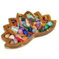 Crystal Lotus Stone Tray, Display Your Healing Crystals and Stones