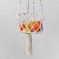 Handmade Woven Flower Pot Net Bag/cotton Rope Hanging Plant Sling Bag