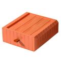 Desktop Storage Box Morandi Color Drawer Cosmetic Box(orange)