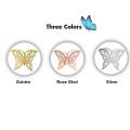 36 Pcs 3d Butterflies Decor Papers Art Glitter for Home Party Decor