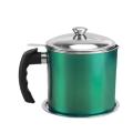 Bacon Grease Container 1.3l Cooking Oil Storage Can (green)