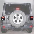 4pcs Smoked Black Rear Tail Light Hoods for Jeep Wrangler Jl 18-22 A