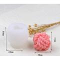 Candle Mold, 3d Wool Ball Candle Silicone Mold(60x66mm)