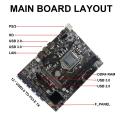 B250c Motherboard with G3900 Cpu+ddr4 4gb Ram+120g Ssd+cable for Btc