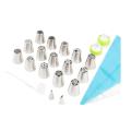 32pcs Flower Russian Tulip Icing Piping Stainless Steel Nozzles Tools