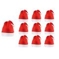 Bulk Christmas Santa Hats for Adults, Classic Red Xmas Holiday Hats