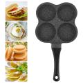 4 Hole Frying Pot Thickened Omelet Pan Non-stick Egg Breakfast Maker