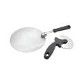 12 Inch Pizza Shovel with Pizza Slicer Stainless Steel Baking Tool