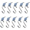 Pack Of 10 Awning S-hook Set with S Hook for Motorhomes Tent Hangers