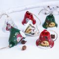 Retro Made Of Bells Pendant Iron Bell Doorknob Decor Christmas Tree A