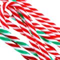 48pcs Plastic Fake Candy Canes for Christmas Tree Hanging Decorations