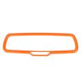 Car Inner Rear View Mirror Cover Abs for Dodge Challenger (orange)