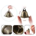 30 Pcs Bells Craft Small Bells Brass Bells Vintage Bells with Hooks