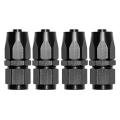 4pcs An6 Automobile Fuel Pipe Joint An6-0 Degree Oil Cooling Joint