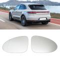Left Door Wing Side Mirror Glass Heated with Backing Plate