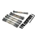 For Wltoys 1/10 104001 Metal Upgrade Rod Adjustable Tie Rod,titanium