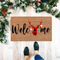 Entrance Christmas Deer Doormats Welcome Home Carpet Front Door Mat