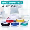22awg Electronics Wire Kit,jumper Wire Hook Up Wire Kit 6 Colors 33ft