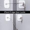 Refrigerator Lock,with Key for Adults, Lock for A Fridge,cabinet Door