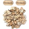 200 Pieces Handmade Buttons Handmade Tag Label for Diy Sewing Crafts