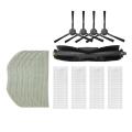 Main Side Brush Filter and Mop Cloth for Qihoo 360 S10 X100 Max