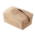 Linen Fabric Tissue Box Rectangle Container Table Home Decoration D