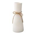 White Ceramic Vase Minimalist Style Home Decoration Vase (a Style)