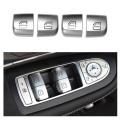 Window Switch Button Cover for Mercedes Benz C Class Glk W205 W253
