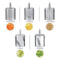 Stainless Steel Cheese Grater, Rotary Chopper, Shredder 5 Blades