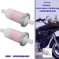 10pcs 3/8inch 10mm Motorcycle Fuel Filter for Kawasaki Honda Cbr600